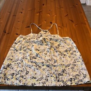 Gap Halter Tunic coverup, multicolored. Medium